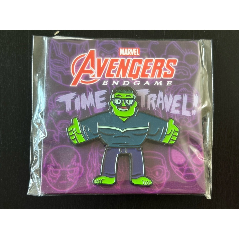 MONDO MARVEL AVENGERS ENDGAME HULK "TIME TRAVEL" ENAMEL PIN BY DAN HIPP